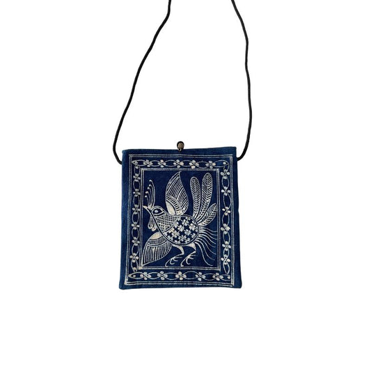 Handmade Miao Batik Crossbody Bag