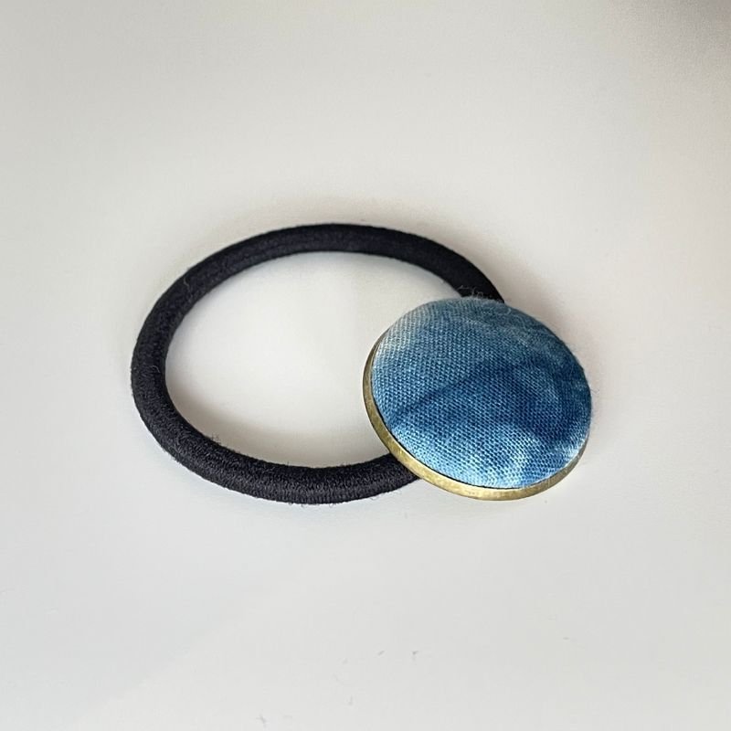 Handmade Miao Batik Hair Tie With Hair Ties - Handmade
