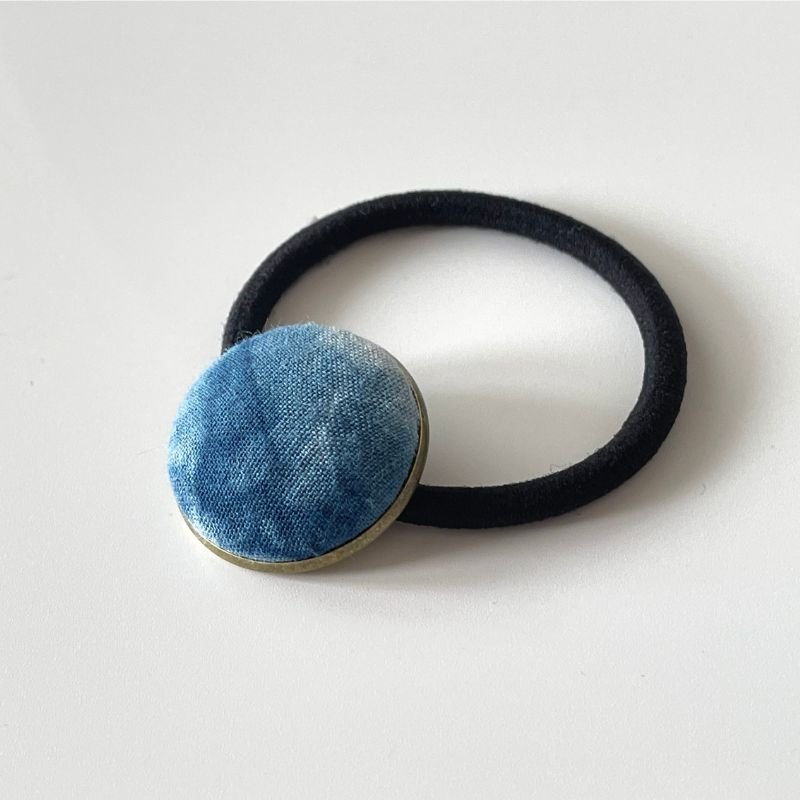 Handmade Miao Batik Hair Tie With Hair Ties - Handmade