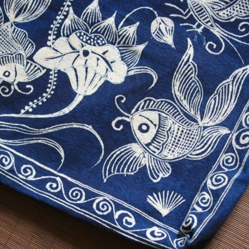 Handmade Miao Batik Shoulder Bag With bag - Handmade