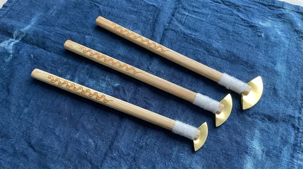 Traditional Miao Batik Copper Wax Knife Ladao