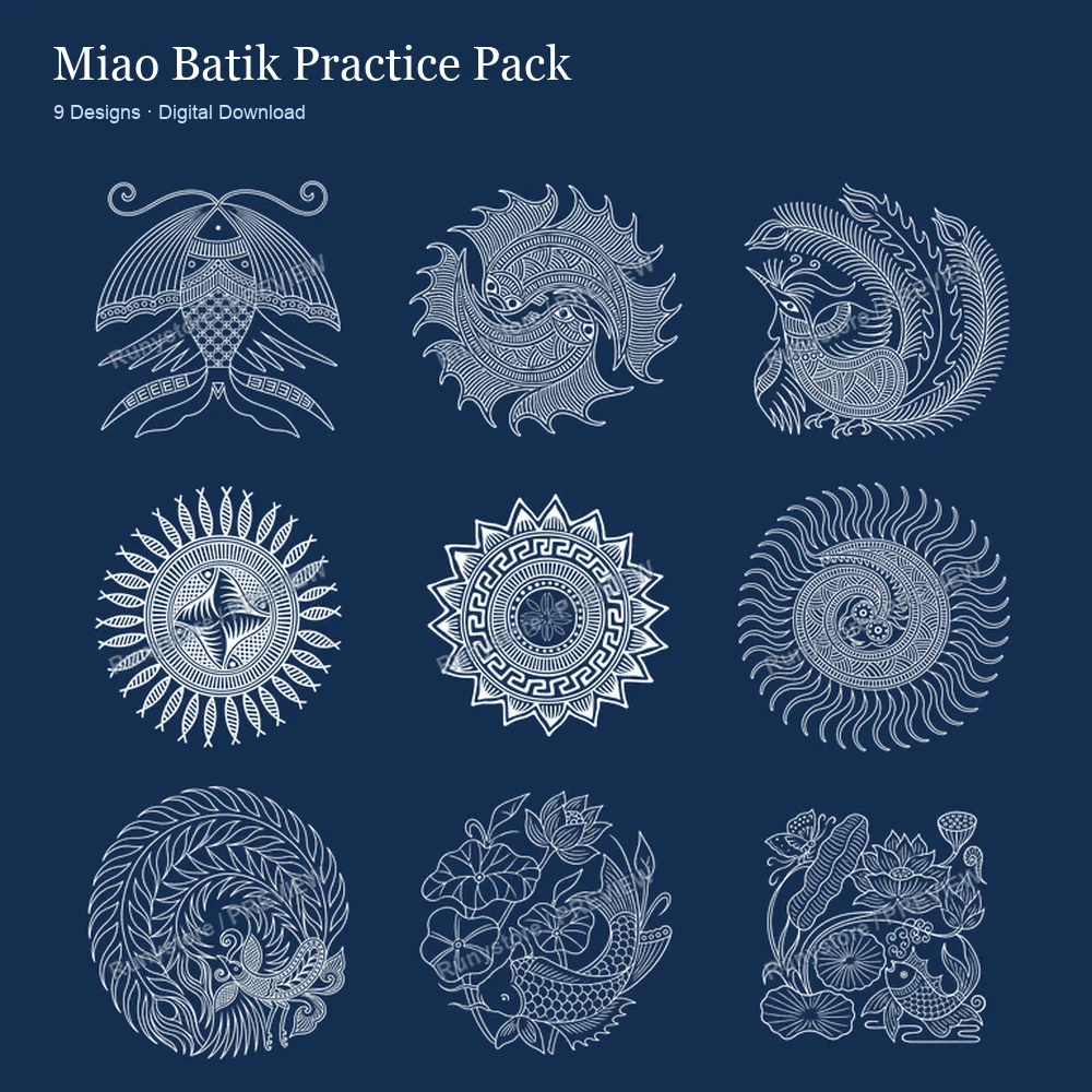 Pack digital de 9 diseños